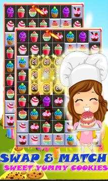 Yummy Cookie Jam Crush screenshot 2