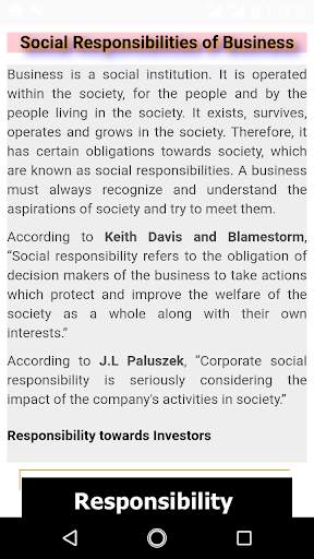 Business Studies Class 11 -  Offline screenshot 2