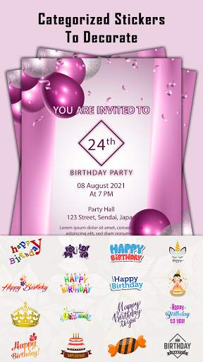 Video Invitation Maker - Invite To E-cards screenshot 7