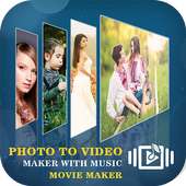 Photo To Video Maker With Music - Movie Maker logo