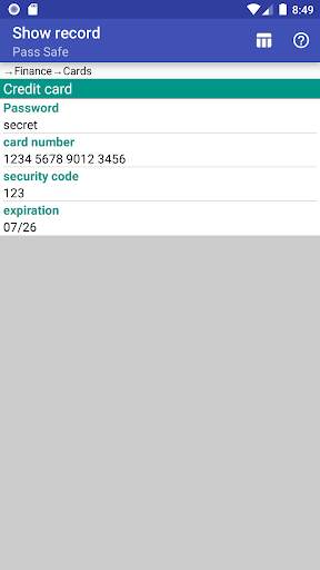 Pass Safe screenshot 4