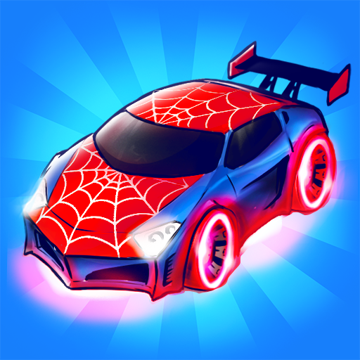 ikon Merge Neon Car: Idle Car Merge