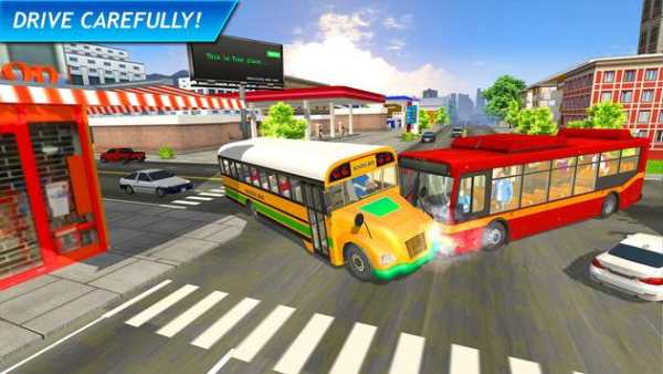 Simulator Pengemudi Bis Sekolah - School Bus Sim screenshot 4
