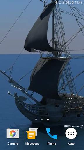 Sailing Ship Live Wallpaper screenshot 7