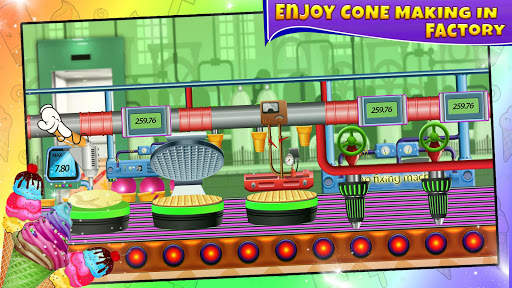 Cone Maker Factory: Dessert Biscuit Cooking Game screenshot 2