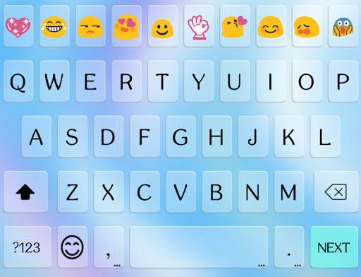 Multicolor Halo Emoji Keyboard screenshot 6