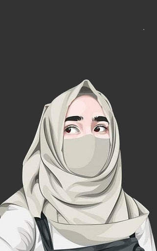 Wallpaper Niqab Kartun 2020 screenshot 5