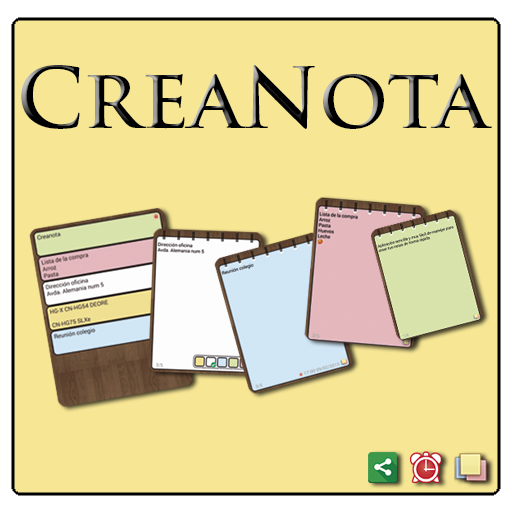 CreaNota: Notas, Alarmas, Texto a voz, Colores icon