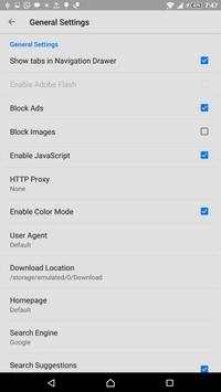 Fast Browser with Downloader screenshot 2