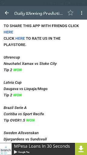 MUST WIN SOCCER TIPS screenshot 5