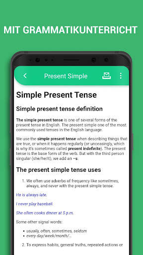 Englisch Grammatik Lernen screenshot 3