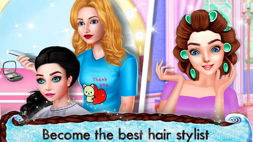 Bridal Hair Design Salon Games screenshot 1