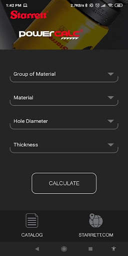 Starrett PowerCalc скриншот 2