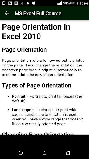 Learn MS Excel (Basic & Advance Course) скриншот 14