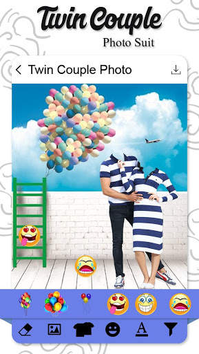 Twin Couple Photo Suit 4 تصوير الشاشة