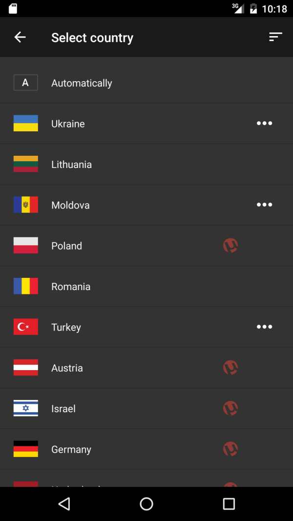 Hideman VPN screenshot 3