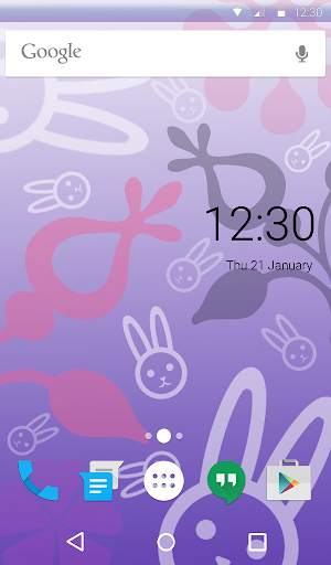 Cute Bunny Wallpaper Theme screenshot 6