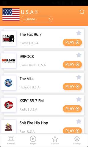 Radio FM  - Free Radio America FM Channel screenshot 1