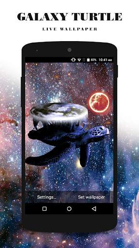 Galaxy Turtle Live Wallpaper screenshot 2