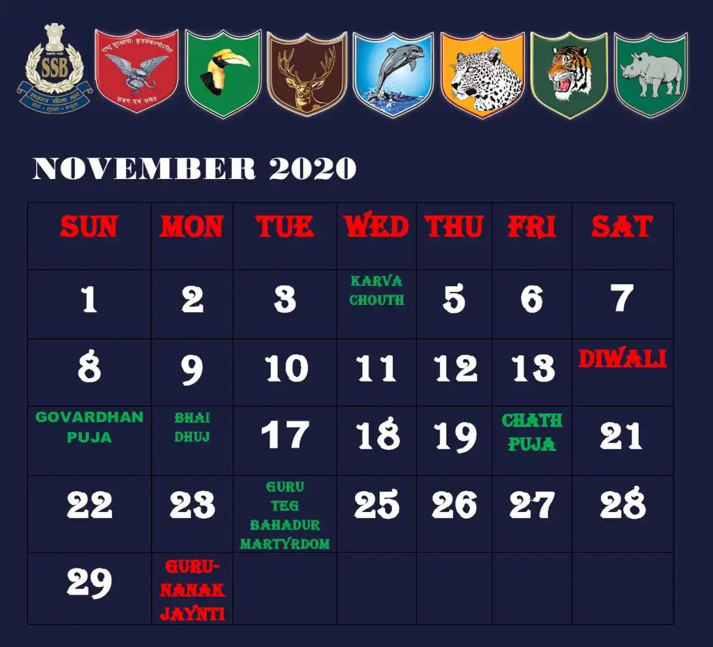 MySSB Calendar screenshot 2