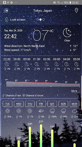 Weather screenshot 1
