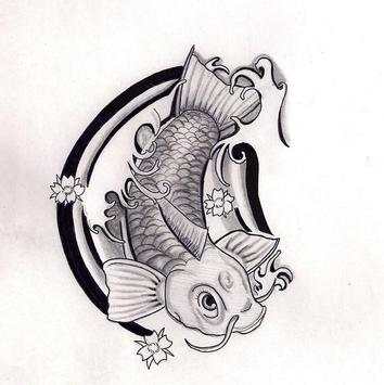Koi Fish Art HD Wallpaper screenshot 4