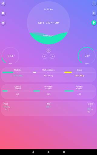 contador de calorias - EasyFit screenshot 12