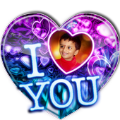 Neon Love Photo Frames icon