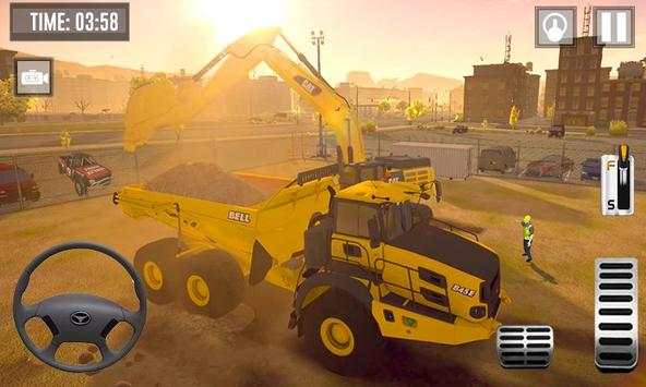 Building Construction Sim 3D - Excavator Driving screenshot 3