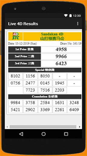 Live 4D Results screenshot 11