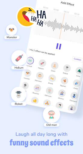 Free voice changer: funny sound effects, voice app screenshot 3