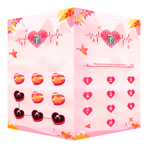 AppLock Theme Heartbeat أيقونة