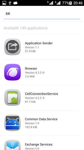 Application Sender screenshot 2