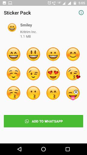 Sticker for WhatsApp Smileys screenshot 2