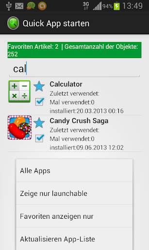 Quick App starten screenshot 4