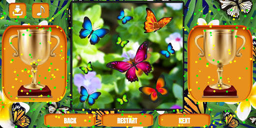 Butterfly jigsaw puzzle screenshot 4