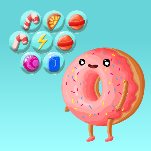 ボールシューティングゲーム - Funny Donut Bubble shooter icon