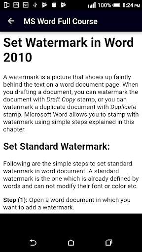 Learn MS Word (Basic & Advance) screenshot 13