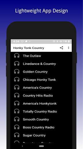 Honky Tonk Country Radio 📻 Music Stations 🎧 screenshot 1