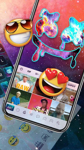Galaxy Cool Man Keyboard screenshot 3