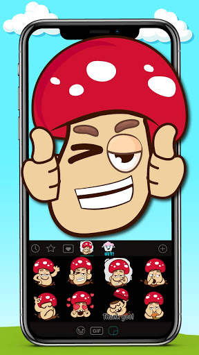 Funny Mushrooms Emoji Stickers screenshot 4