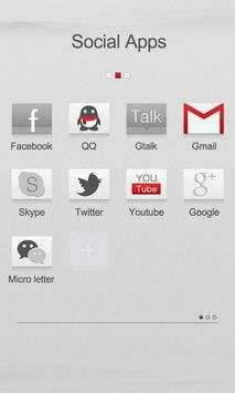 Cream White GO Launcher Theme screenshot 4