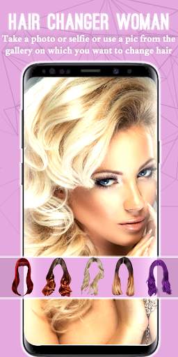 Women Hair Changer Photo Editor screenshot 1