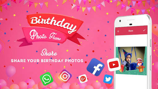 Birthday Photo Frame : Birthday Photo Editor 4 تصوير الشاشة