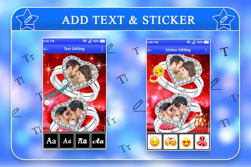 Lovely Ring Dual Photo Frames screenshot 2