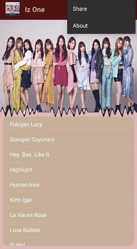 IZ*ONE Offline Song - KPop screenshot 2