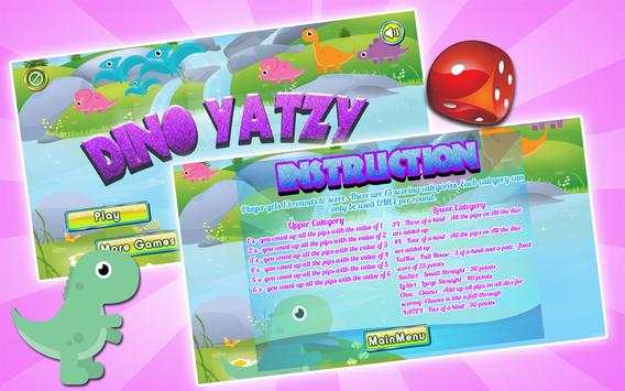Dino Yatzy Island screenshot 2