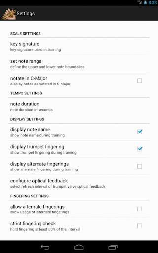 Trumpet Fingering Trainer Demo screenshot 9
