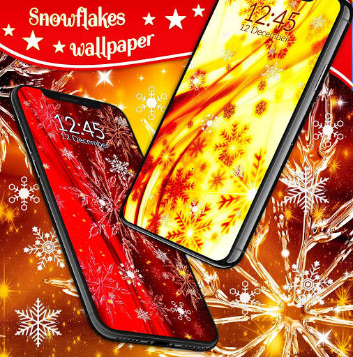 Snow Stars Wallpaper ❄️Winter Free Live Wallpapers screenshot 2