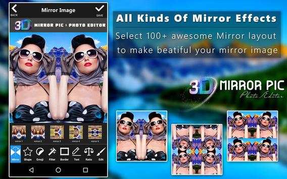 3D MirrorPic - Photo Effect screenshot 1